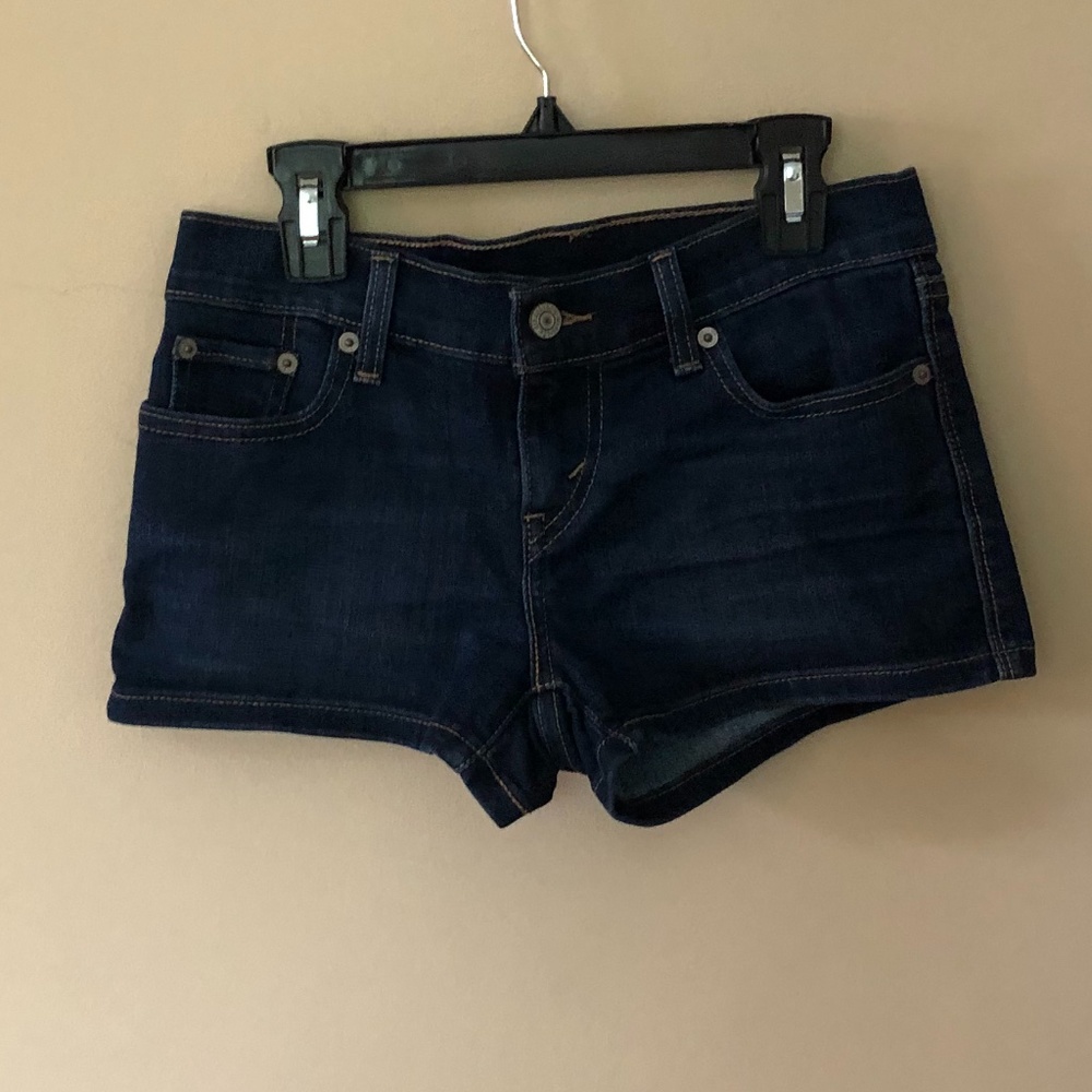 Levi's High Rise Denim Shorts